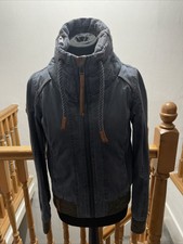 Naketano Navy Blue Bomber Jacket Ladies Size S