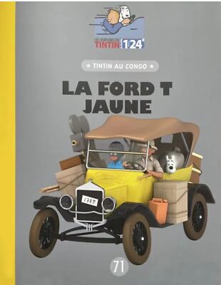 Die Abenteuer von Tim und Struppi 1/24 Tim und Struppi Jeep-Modell im Kongo