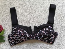 Sanctuary Women  s Printed V-Wire Bralette Bikini Top in Multi Color, Size S