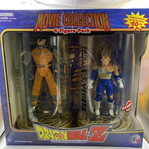 4 Figure Pack Dragon Ball Z Movie Collection Meta Cooler Krillin Goku Ss Vegeta Ebay