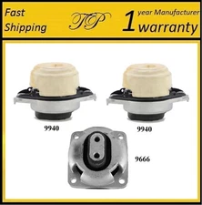 3PCS Motor & Trans Mount For Mercedes-Benz GL450, GLS450 3.0L; ML350 3.5L