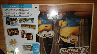 Cardinal Universal Minions 7 Wood Puzzles Set - #16594M NEW SEALED
