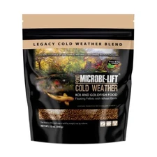 Microbe Lift Cold Weather Floating Fish Food Pellets for Koi and Goldfish