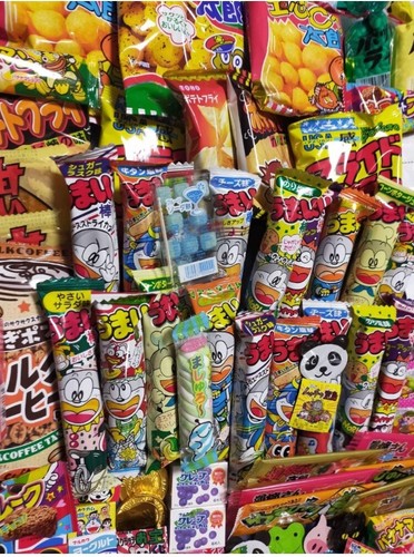 Japanese Dagashi Large Lot Treat Candy Snack Box 100pieces Specialty Items