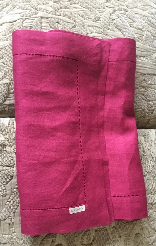 Sferra NEW Table Runner Linen 15" x 90”New High Quality - Image 2 of 2