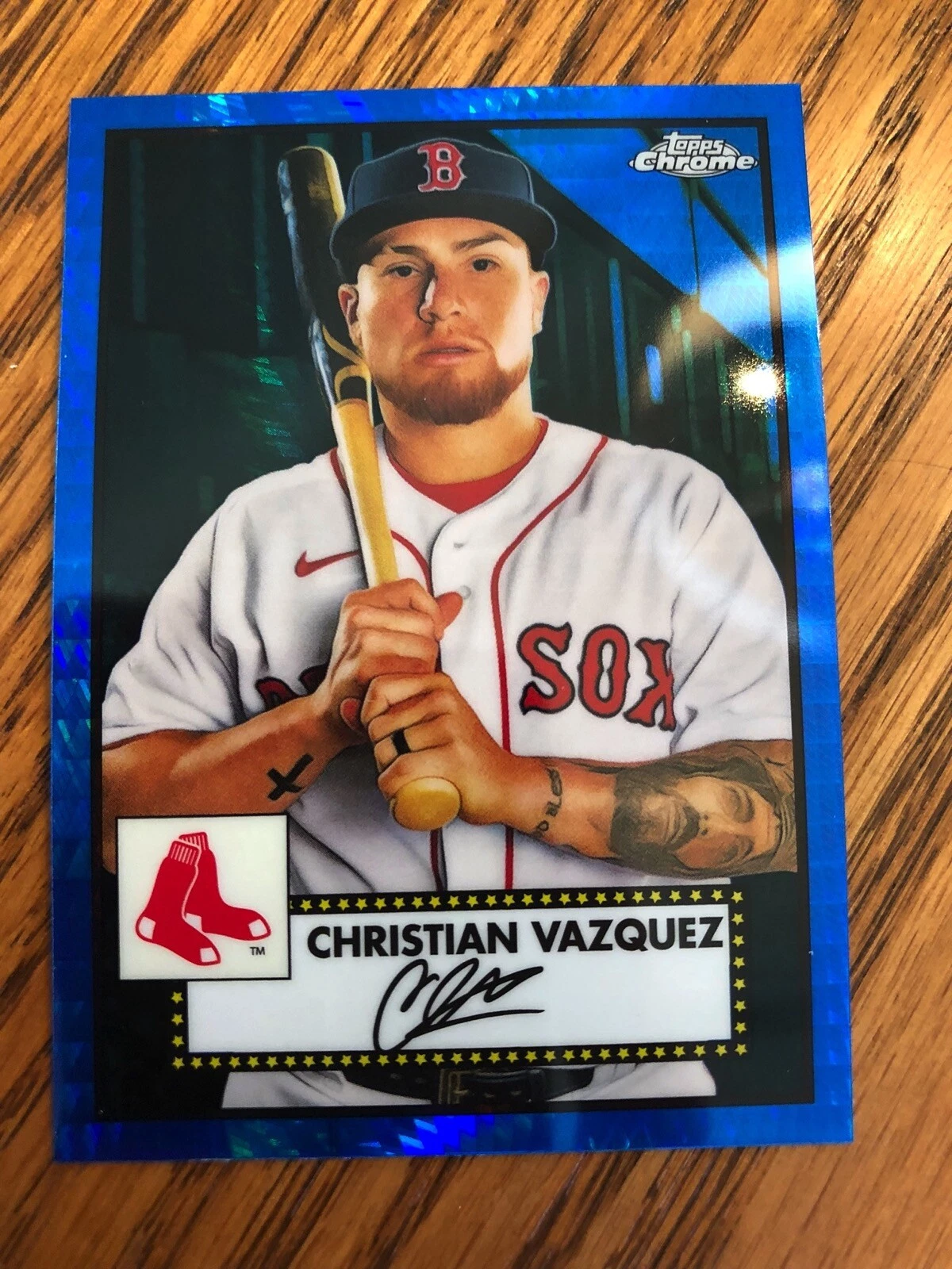 Christian Vazquez trading card