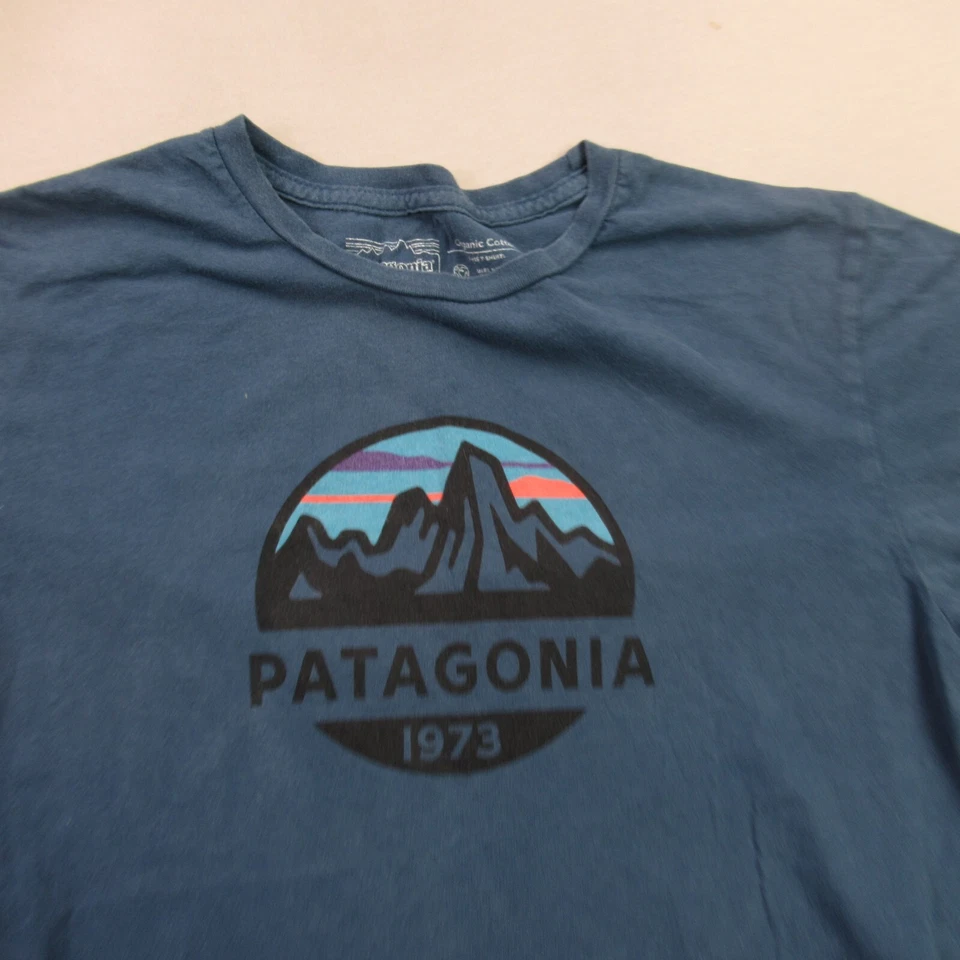 Patagonia Shirt Girls Medium Crew Neck Lightweight Casual Slim Fit Short Sleeve - Image 2 of 4