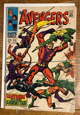 Marvel Comics THE AVENGERS #55 1968 1st full Appearance ULTRON