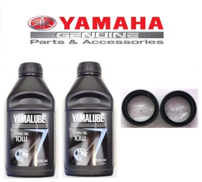 Set Oil Seals Fork Original Yamaha + 1L Oil MT 125 MT125 From 2015 
