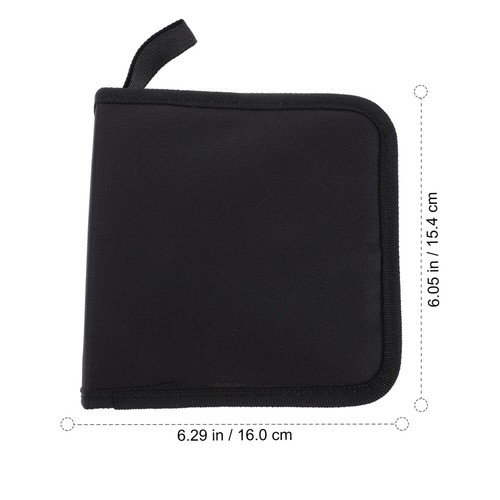 Audio Media Wallet Video Game Album Disc Storage Purse Media Disc Organizer - Afbeelding 3 van 12