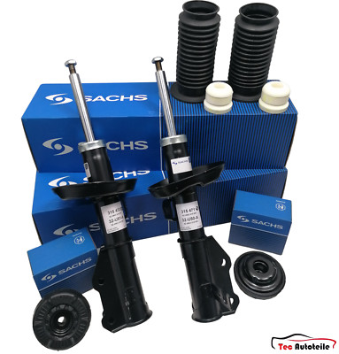 2x SACHS Stoßdämpfer + Domlager vorne für Opel Astra J Zafira Tourer C sport