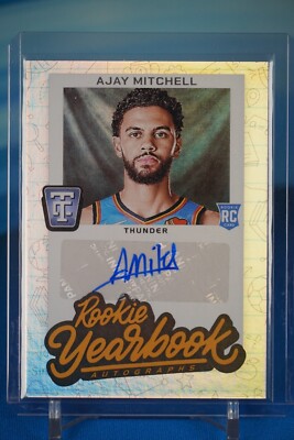 2024-25 Totally Certified - Rookie Yearbook #RYA-MIT Ajay Mitchell (RC) AUTO