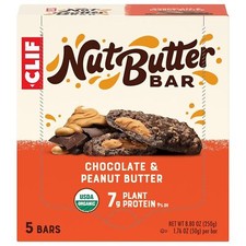 CLIF Nut Butter Bar - Chocolate Peanut Butter  - 1.76 oz. (5 Pack) 18.98 per gallon