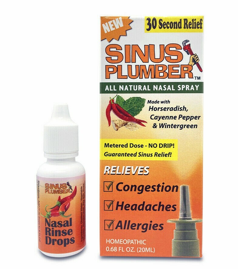 Sinus Plumber, Hydrogen Peroxide, Nasal Rinse Salt, 4 oz, nasal rinse