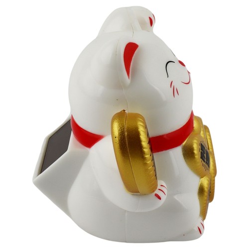 Mini gatto fortunato prosperità solare 5cm Maneki-Neko gatto cinese Gatto fortun - Picture 15 of 32