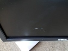 Scratched Dell 1708FPB Dell 17 Inch TFT Black Flat Panel LCD Monitor w/ Cables