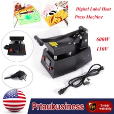 Digital Label Heat Press Machine Clothing Logo Printing for Transfer Labels New