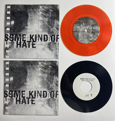 Some Kind Of Hate  S/T - Orange And Black Stamped Vinyl American Nightmare Nofx