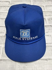 Youngan Vintage Vtg Rope Cord Blue Unique Hat Adjustable Snapback Cap VGC