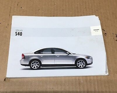 Volvo S40 2005 05 Owner's Manual Book Owners Handbook Guide TP7472 | eBay