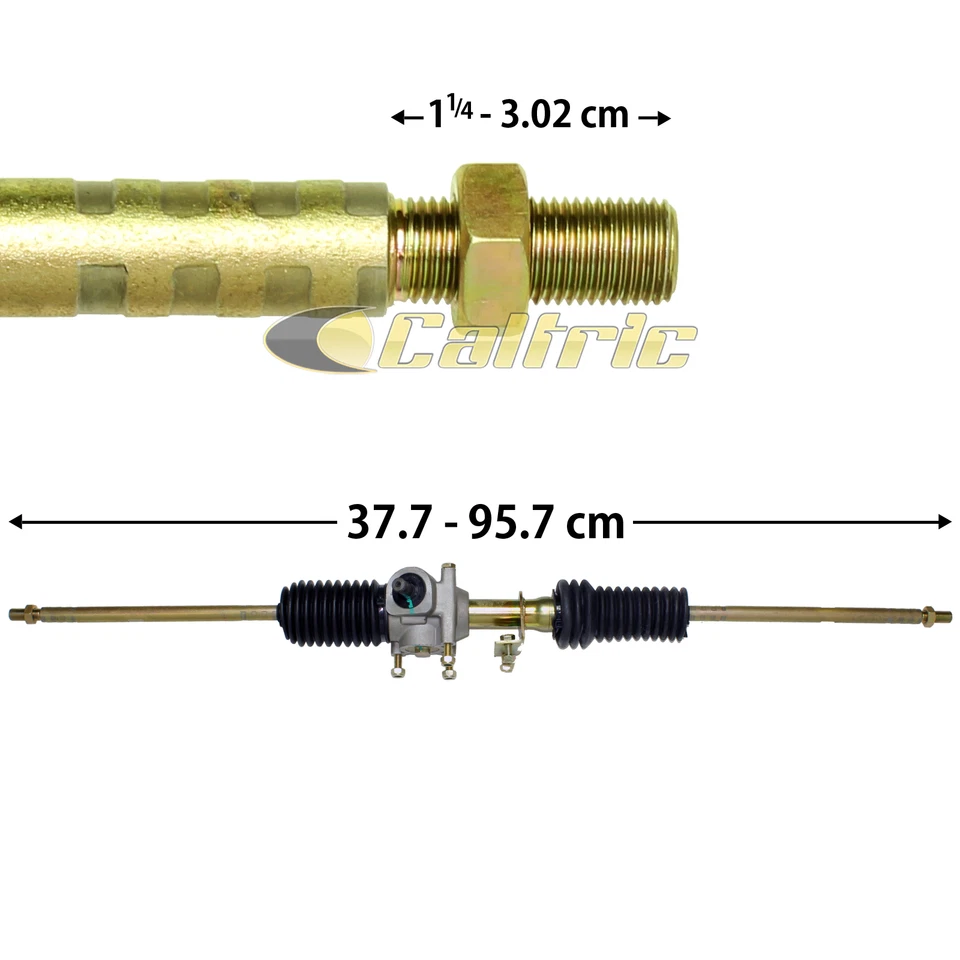 Barra de dirección y piñón para Polaris Ranger XP 700 4X4 EFI 2005 con extremos de varilla de amarre Foto 2 de 2