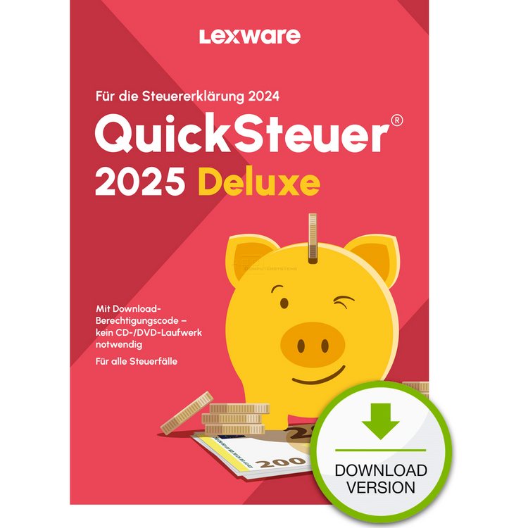 Lexware QuickSteuer Deluxe 2025 - Steuersoftware - Steuerjahr 2024 - Download - Image 4