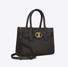 Tory Burch Gemini Link Black Tote Crossbody Used Twice  498