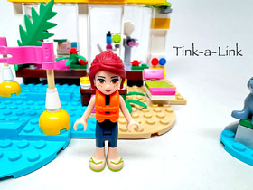 LEGO 41315 Heartlake Surf Shop Friends Set EC missing some stickers Kayak Mia