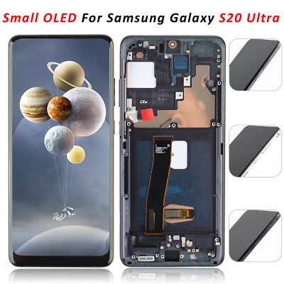 OLED Display For Samsung Galaxy S20 Ultra 4G 5G LCD Screen Touch  Digitizer±Frame