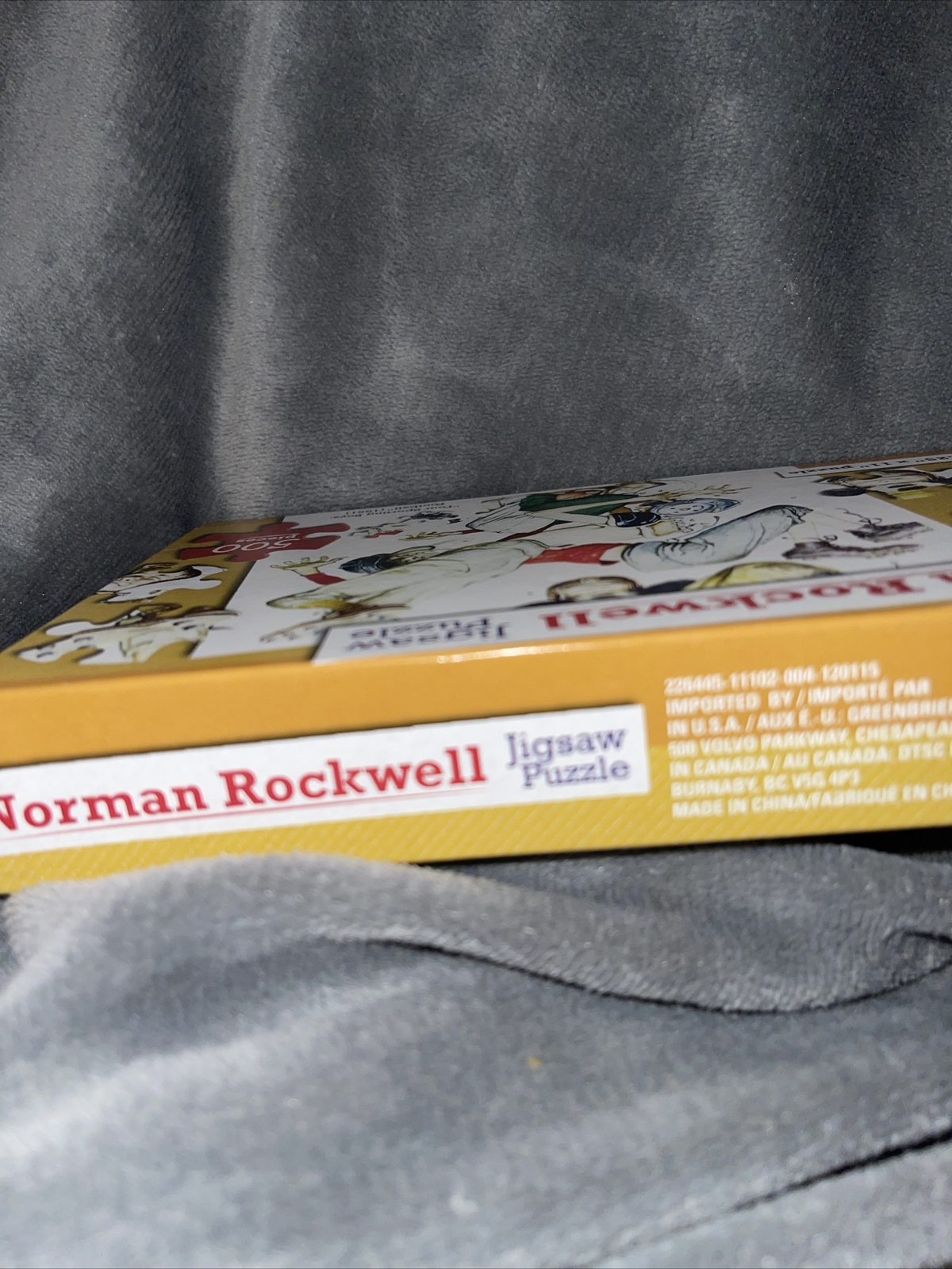 Norman Rockwell "Four Sporting Boys Football" 1951 500 Piece Puzzle New ...