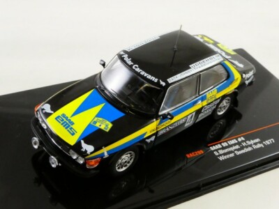 IXO Saab 99 Ems #4 Blomqvist Winner Swedish Rally 1977 1/43 RAC299