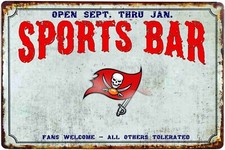 Tampa Bay Sports Fans Welcome Mouse Pad Tin Sign Art On Mousepad