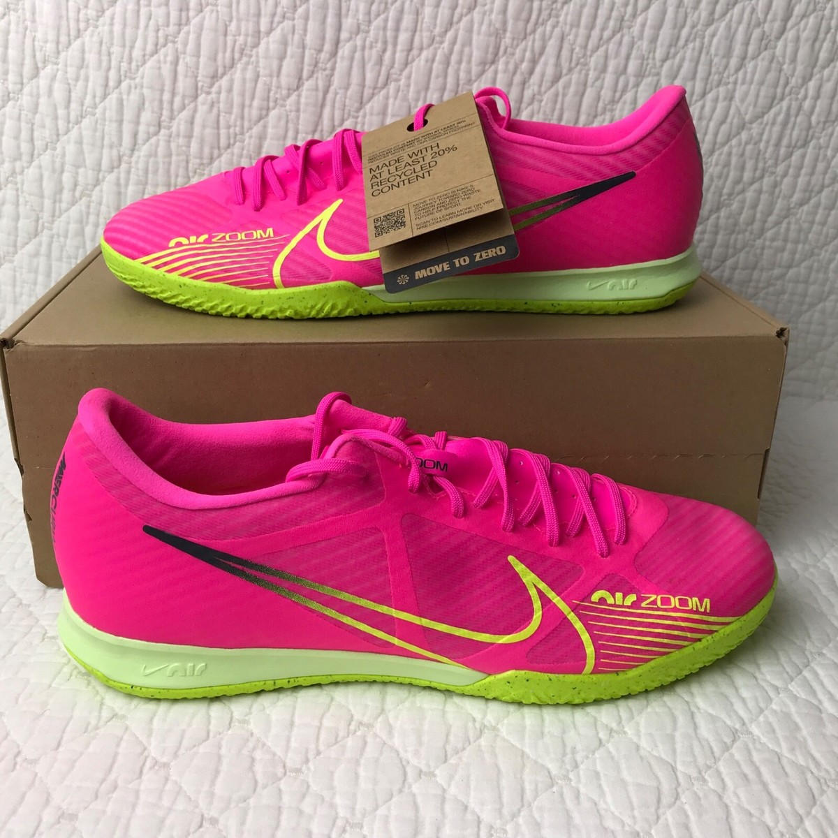 Nike Zoom Vapor 15 Academy IC Indoor Soccer Shoes Men's SZ 10