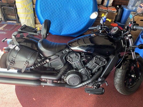 Multi-Purpose Passenger Driver Backrest Sissy bar for Indian Scout Bobber Rogue - Picture 4 of 13