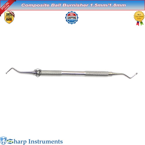 4xset-Dental Amalgam Composite Filling Instrument Restorative Ball Tip Burnisher - Picture 3 of 9