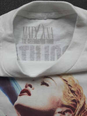 madonna t-shirt the celebration tour s. S no regrets | eBay