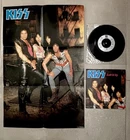 Kiss – Record Single Vinyl 7 inch Lick It Up (UK 1983) +Poster 814-498-7 VG+