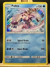 Palkia Holo Rare Pokemon Trading Card Game Shining Legends 24/73 NM
