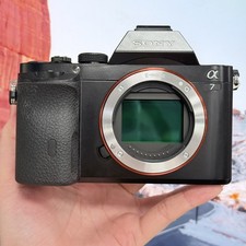 Sony A7 Full Frame 24MP Mirrorless Camera Body Only Wi Fi HDMI 1080p English