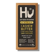 Cashew Vanilla Chocolate Bar - 2.1 OZ Organic Snack Delight