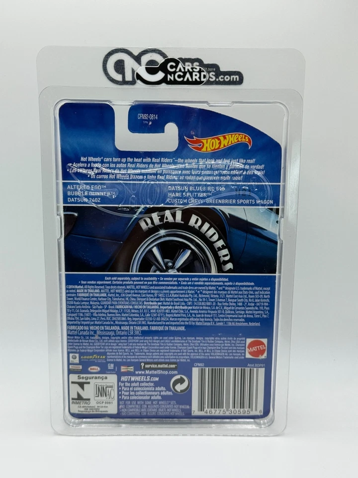 2015 Hot Wheels Real Riders Series 4/18 Datsun Bluebird 510 With Protector - Image 2 of 4