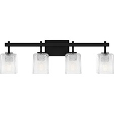 Quoizel BTH8631 Brenthouse 4 Light 32"W Vanity Light - Black