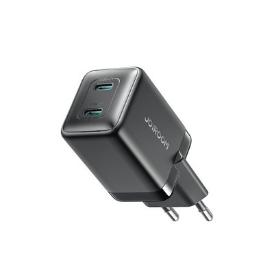 Joyroom GaN USB-C Netzladegerät 45 W 2x USB-C EU-Stecker Schwarz