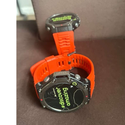 Amazfit T-Rex 3 Smart Watch GPS Water-Resistant Orange Silicone Band