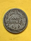1901 Barber Dime. 90% Silver. Good Condition. Charity Auction For Animal Rescue￼ — photo 2