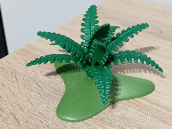 PLAYMOBIL PLANTA VERDE HELECHO BASE VEGETACION MONTE BOSQUE DIORAMA BELEN