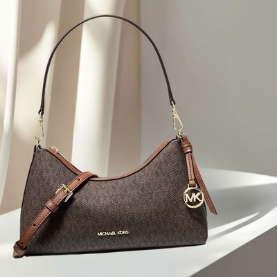 Michael Kors Sammy Small Fashion Handbag Messenger Crossbody Purse Bag Brown MK