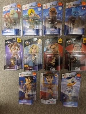 Disney Infinity 1.0, 2.0, 3.0 / 11x Figuren Set / Beschreibung Lesen 