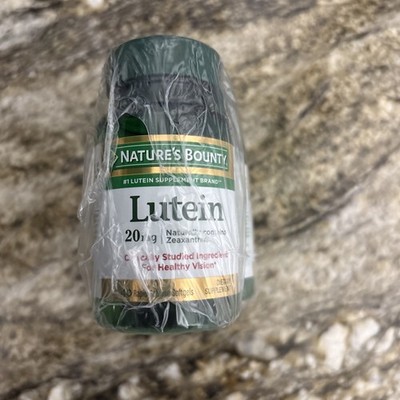 [3 PACK] NATURE'S BOUNTY Lutein 20mg 40 Rapid Release Softgels/ea.Fresh exp 926