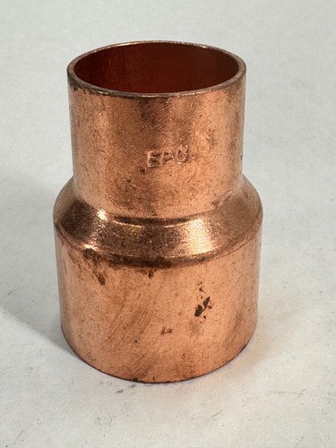 ELKHART (EPC) Copper Reducing Coupling 2" x 1-1/2" (C x C) CTS Sweat Fitting
